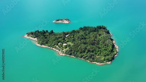 Colbun Lake in day Maule Chile photo