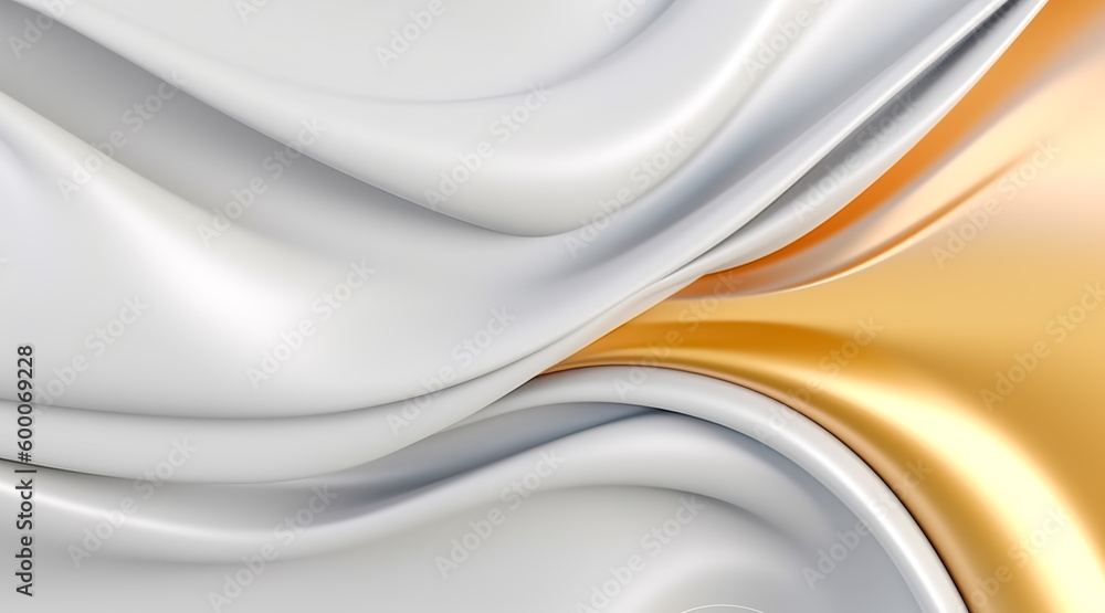wavy fabric luxury background. Abstract smooth wave background. Generative AI wavy fabric luxury background. Abstract smooth wave background. Generative AI