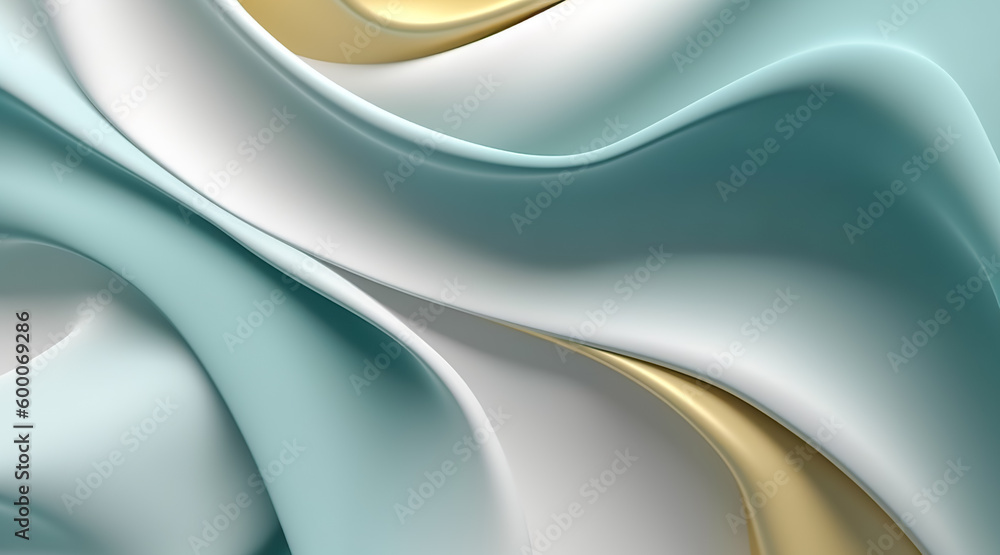 wavy fabric luxury background. Abstract smooth wave background. Generative AI wavy fabric luxury background. Abstract smooth wave background. Generative AI