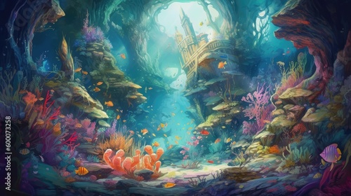 beautiful under water natural scenes