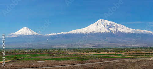 Panoramic view of the Ararat mountain