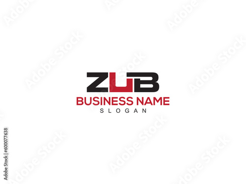 ZUB Business Alphabet Letter Logo Icon Vector Symbol For You