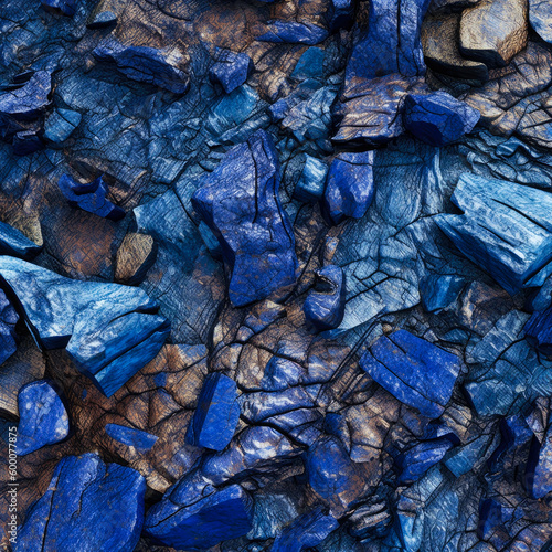 cobalt ore texture . Generative AI