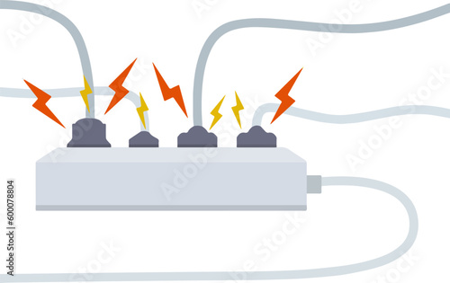 Electrical circuit. Shock