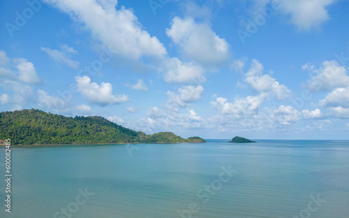 Beach Island Tropical Sea Waves Summer Ocean  Landscape  Aerial Blue Nature  © patboon