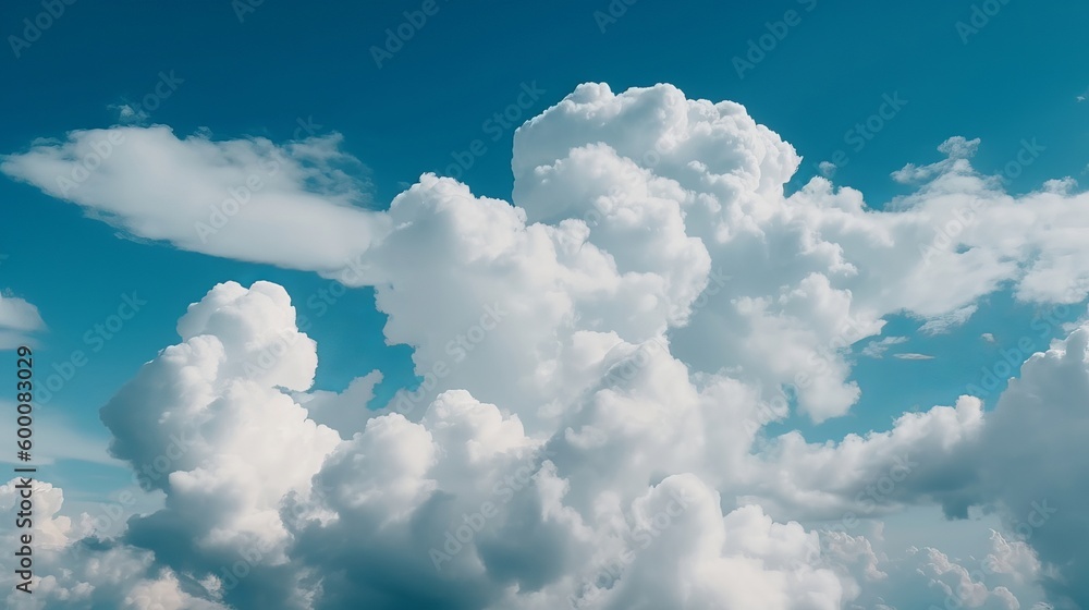 Blue sky with specific clouds. See over the clouds.summer blue sky cloud slant light white establishment. AI Generated Blue sky with specific clouds. See over the clouds.summer blue sky cloud slant light white establishment. AI Generated