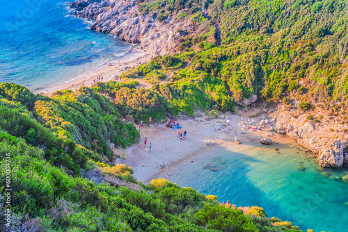 Fototapeta Naklejka Na Ścianę i Meble -  Timoni beach on Korfu, Greece
