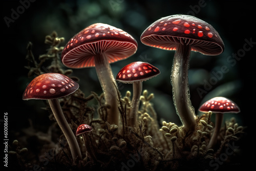 Toadstools togehter Generative AI