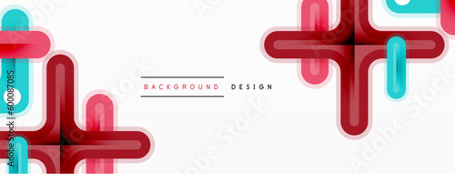 Cross line background minimal geometric template. Design for wallpaper, banner, background, landing page, wall art, invitation, prints, posters