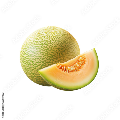 melon on a transparant background, PNG