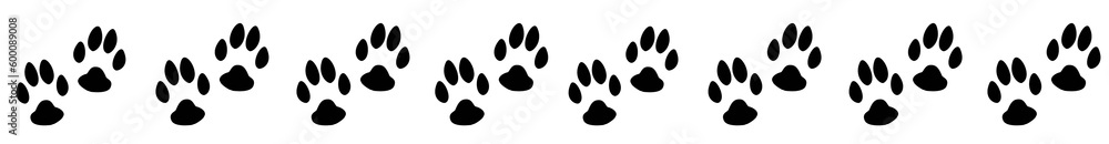 Paw Footprint Of Cat, Dog, Kitten Puppy Silhouette, Paw Silhouettes, Set Of Paw Silhouettes, Paw Vector Paw Footprint Of Cat, Dog, Kitten Puppy Silhouette, Paw Silhouettes, Set Of Paw Silhouettes, Paw Vector