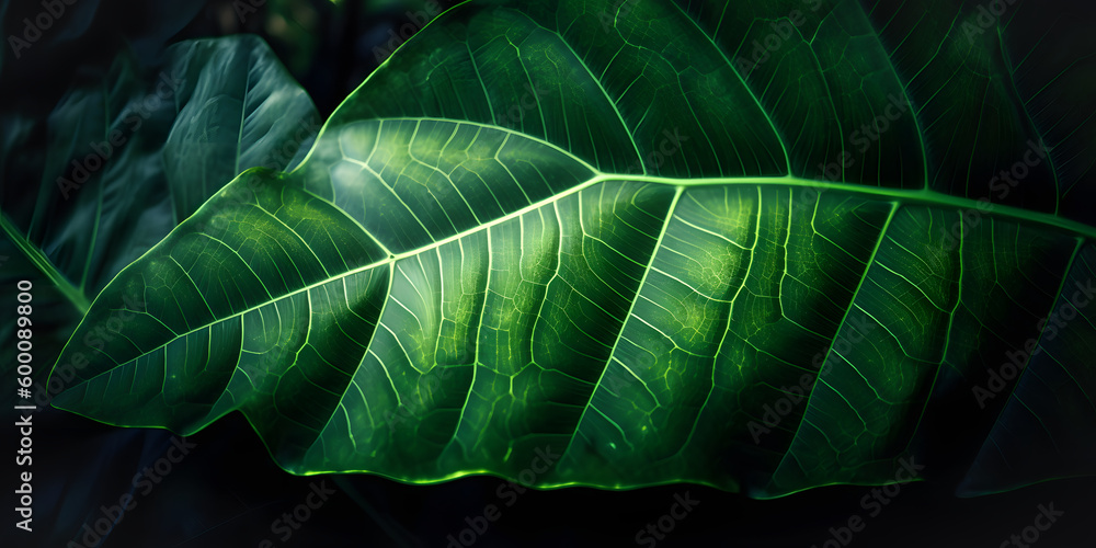 Natural green tropical leaf Texture background Natural green tropical leaf Texture background