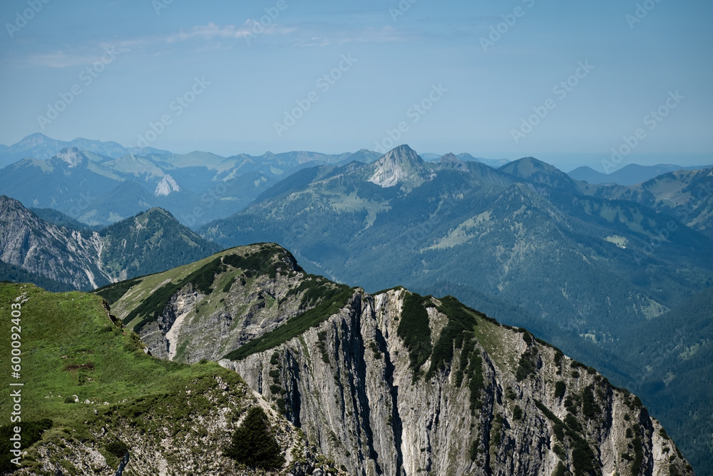Mountain range in the austrian alps