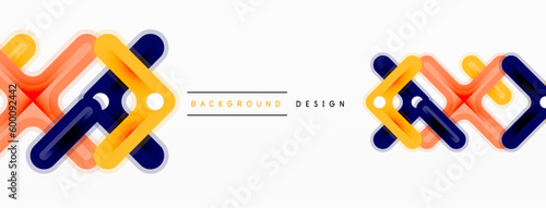 Cross line background minimal geometric template. Design for wallpaper, banner, background, landing page, wall art, invitation, prints, posters
