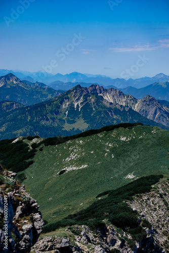 Mountain Range from a Plateau