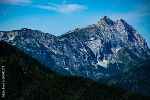 Mountain range in the alps