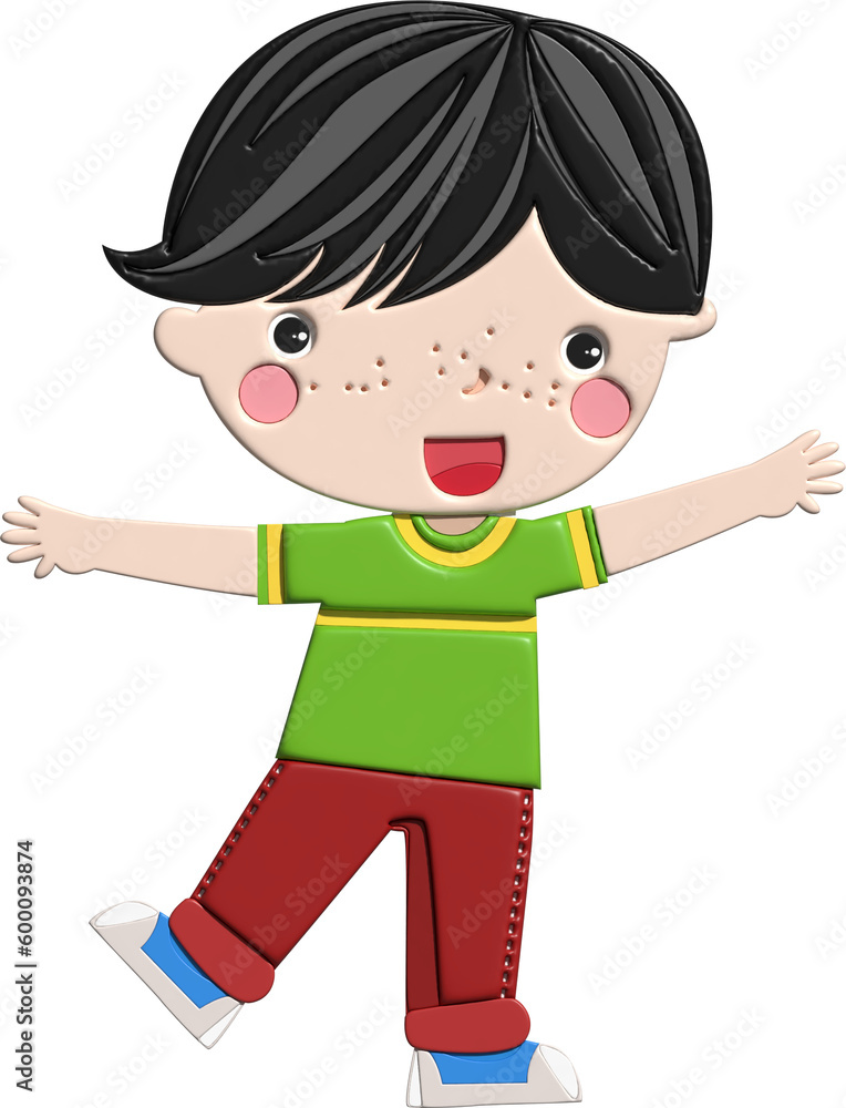 illustration of a boy