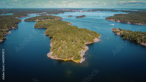 Picture of the Swedish landscape and the Baltic Sea