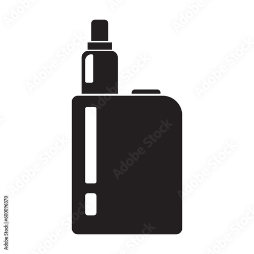 e-cigarette icon logo vector design template