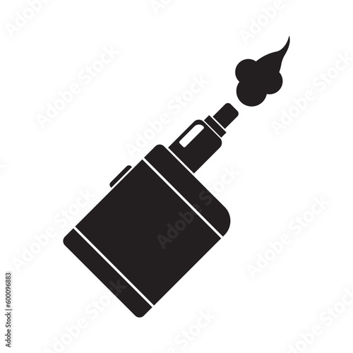 e-cigarette icon logo vector design template