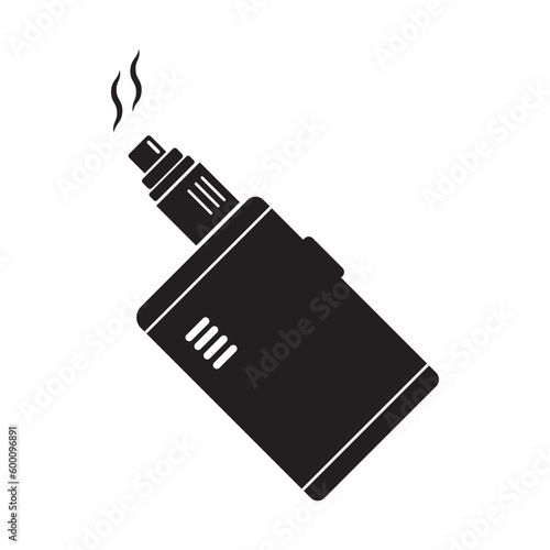 e-cigarette icon logo vector design template