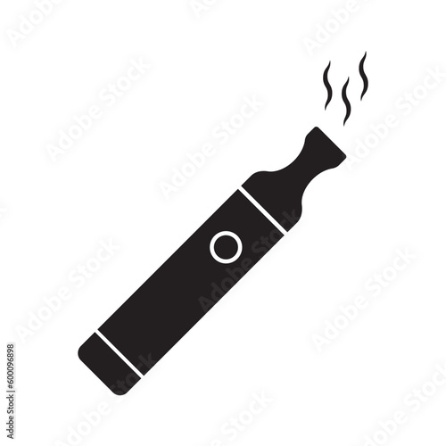 e-cigarette icon logo vector design template