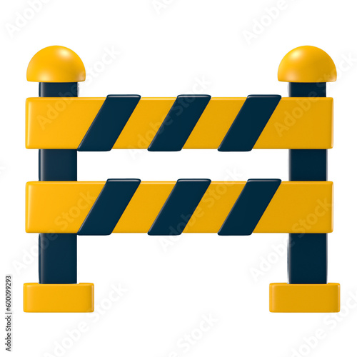 Safety Barrier Creative Project work Safety Icon Design for Presentations and Social Media 