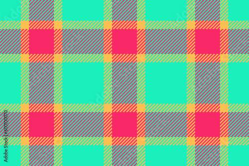 Check fabric background. Texture seamless plaid. Vector textile pattern tartan.