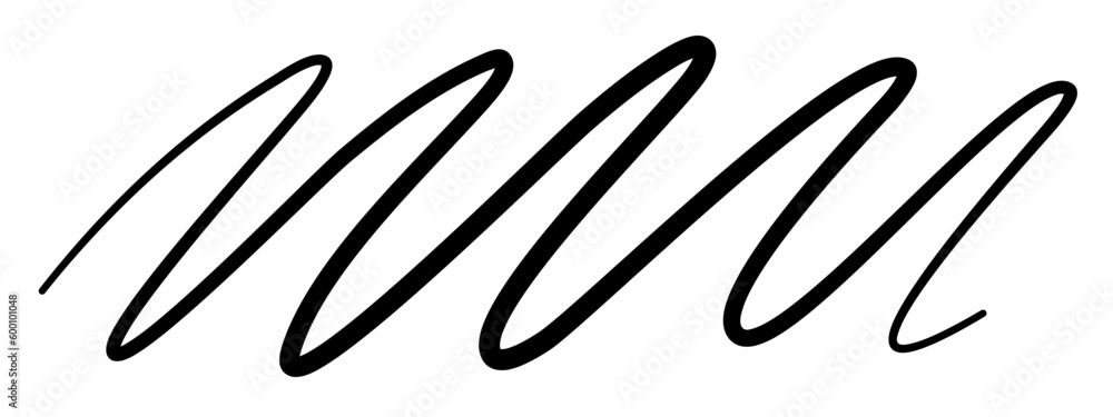 Curve elements design ,doodle shapes Curve elements design ,doodle shapes
