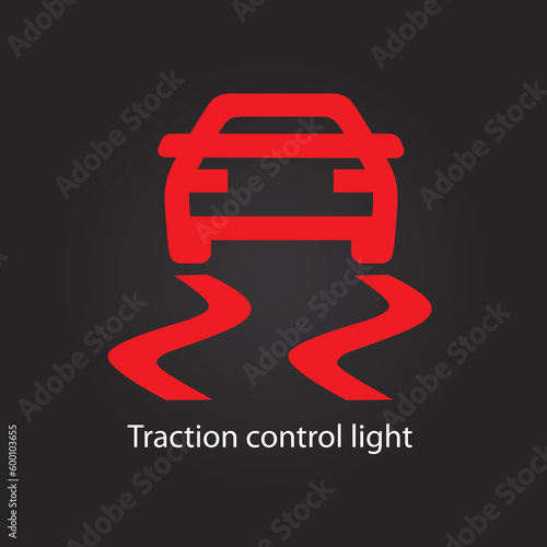 Traction control light