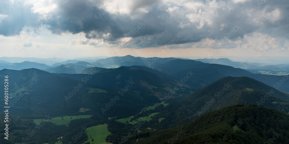 View from Klak hill in Mala Fatra mountains in Slovakia View from Klak hill in Mala Fatra mountains in Slovakia