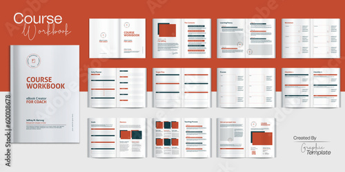 Course Workbook Layout for Coach Workbook Planner Design Course Workbook creator eBook Creator for Coach photo