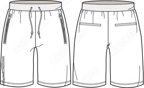 UNISEX BOTTOM WEAR SHORTS KNICKERS VECTOR