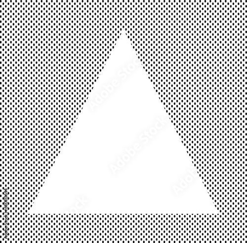 Wallpaper Mural Presentation template. Textured frame triangle in square. Editable vector template for card, invitation, social media post, poster, mobile app. Simple colorful vector isolated on white Torontodigital.ca