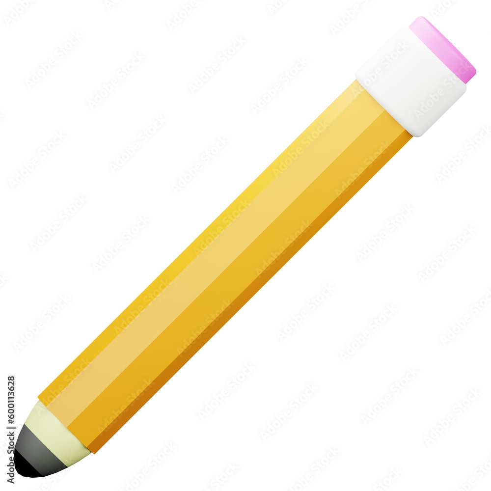 3d render of pencil 3d render of pencil