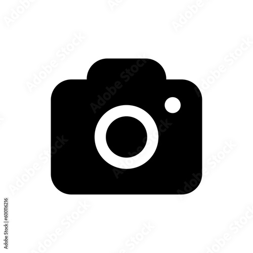 Camera icon, camera photo icon symbol . Vector photography camera logo