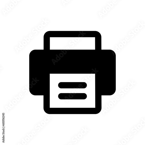 Printer icon. Print icon symbol