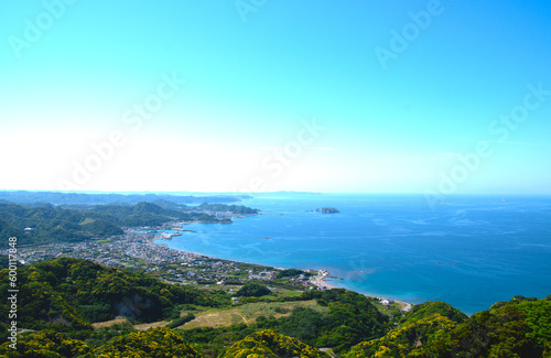 view of the sea from the top of the mountain © dn