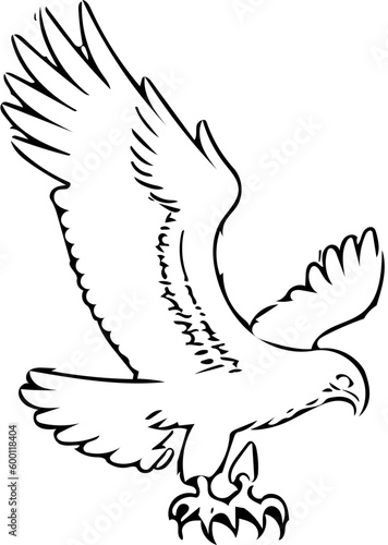 dove of peace illustration dove flying vector art on white background, Mascot