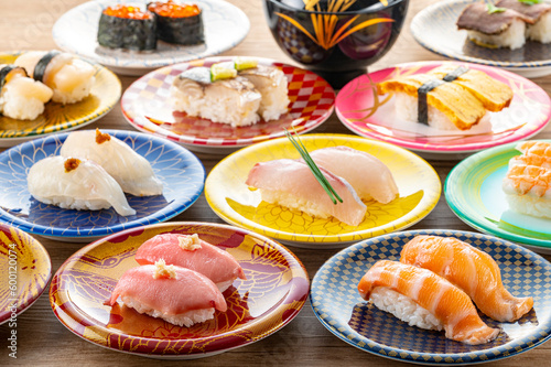 回転寿司　寿司 photo