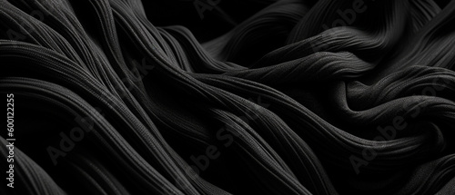 background with natural expensive dark fabric. High quality Generative AI