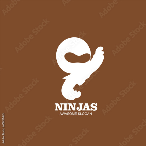 free design logo illustration icon template ninjas