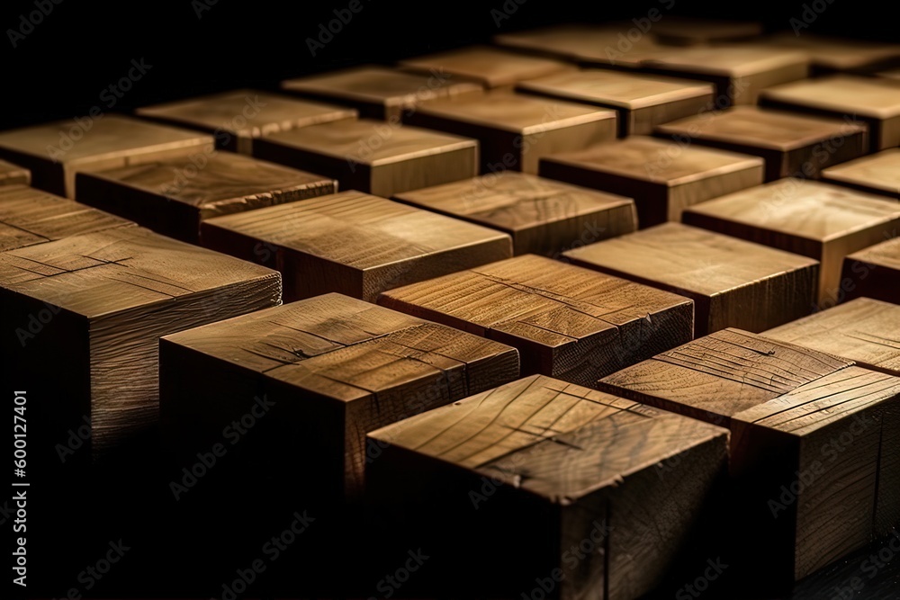 Natural Wooden Block in Full Frame Shot
Natural Wooden Block in Full Frame Shot