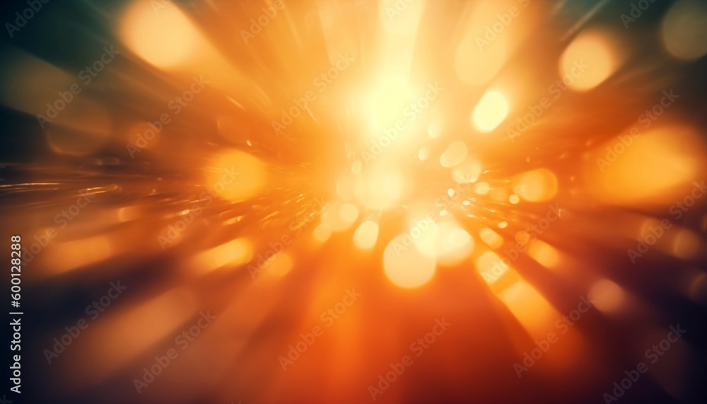 Lens Flare light background, golden bokeh lens flare sunlight design ...