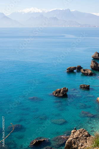 Blue water coast