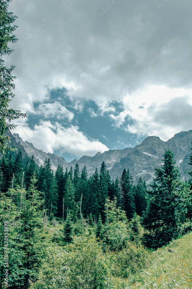 Fototapeta premium Polish Tatra mountains Morskie Oko lake