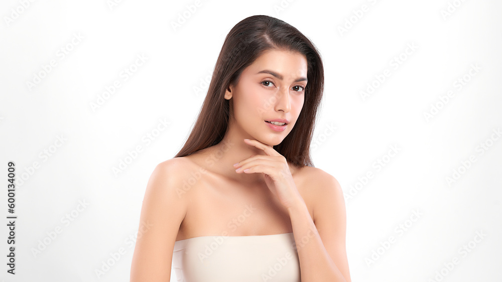 Beautiful young asian woman with clean fresh skin on white background, Face care, Facial treatment, Cosmetology, beauty and spa, Asian women portrait. Beautiful young asian woman with clean fresh skin on white background, Face care, Facial treatment, Cosmetology, beauty and spa, Asian women portrait.