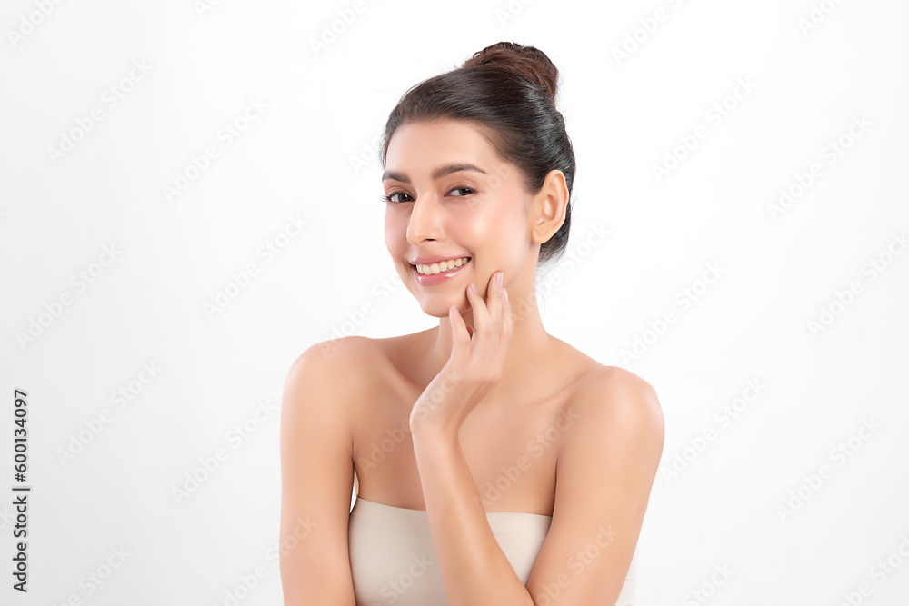 Beautiful young asian woman with clean fresh skin on white background, Face care, Facial treatment, Cosmetology, beauty and spa, Asian women portrait. Beautiful young asian woman with clean fresh skin on white background, Face care, Facial treatment, Cosmetology, beauty and spa, Asian women portrait.
