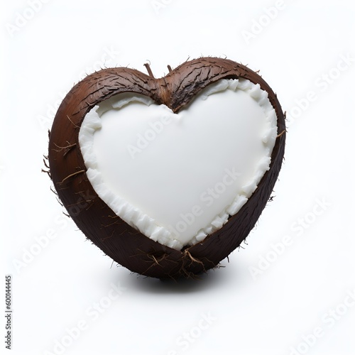 heart shaped coconut
