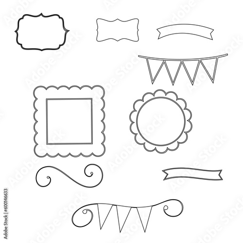 elements and page decoration